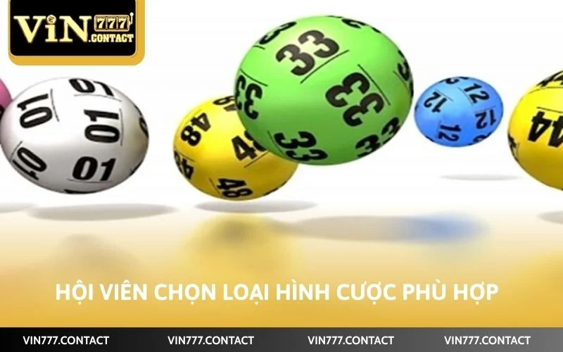 Cách Chơi Xổ Số VIN777 - Hướng Dẫn Chơi Nhanh Trúng Lớn 2026 4 Hội viên lựa chọn loại hình cược phù hợp với nhu cầu